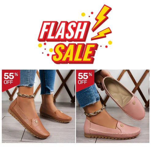 🔥Best Seller-Last Day Sale 60% OFF🔥 Stylish Orthopedic Leather Shoes - All-Day Comfort for Women