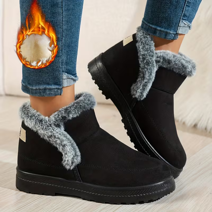 💝LAST DAY 50% OFF⭐Women’s Warm Slip-On Ankle Boots