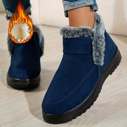 💝LAST DAY 50% OFF⭐Women’s Warm Slip-On Ankle Boots