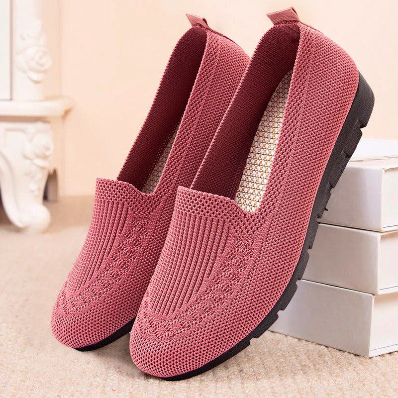Women’s Orthopedic Knit Comfort Loafers – Slip-Resistant Walking Shoes