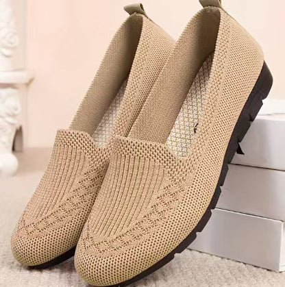 Women’s Orthopedic Knit Comfort Loafers – Slip-Resistant Walking Shoes