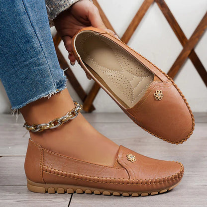 🔥Best Seller-Last Day Sale 60% OFF🔥 Stylish Orthopedic Leather Shoes - All-Day Comfort for Women